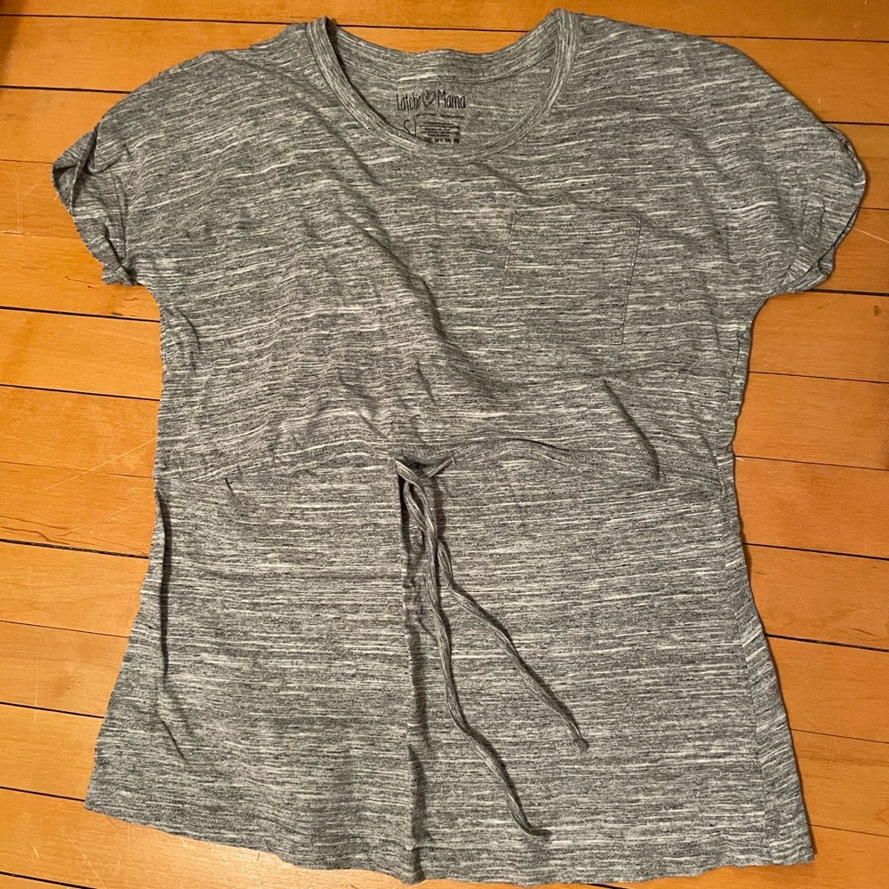 Latched mama nursing shirt
